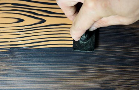钢结构木纹漆表面处理方法