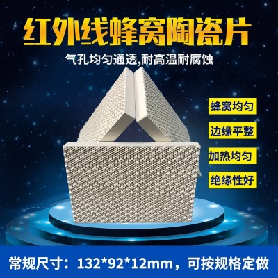 瓦斯炉头耐高温蜂窝陶瓷片1602,2402红外线炉头陶瓷片